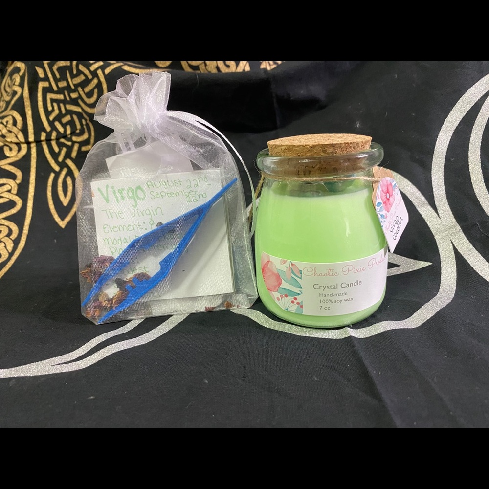 Crystal Candle- Virgo